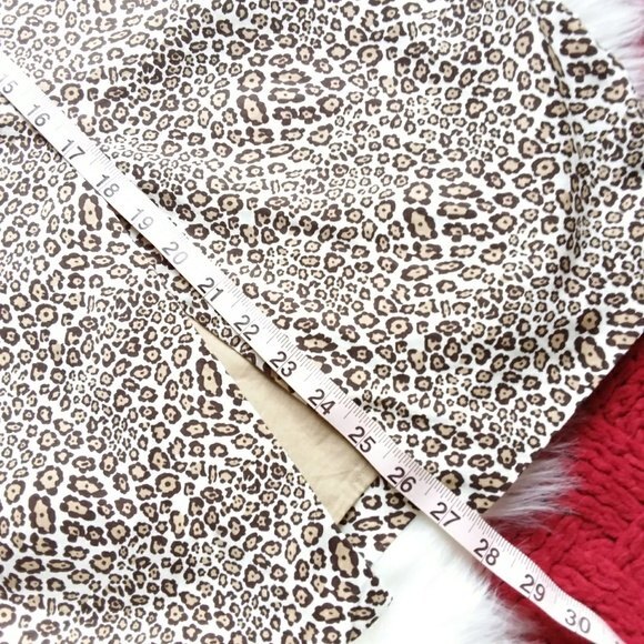 Silk Blend Liz Claiborne Animal Print Pencil Skirt 6 - Picture 5 of 6